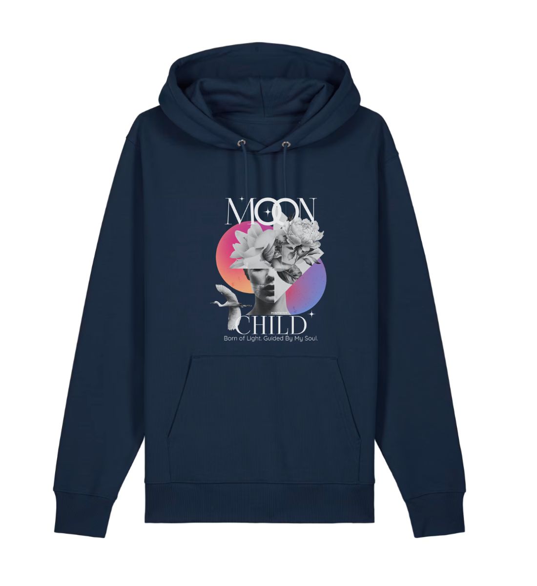 Moonchild Born of Light Premium Hoodie Organic Cotton Unisex Fit