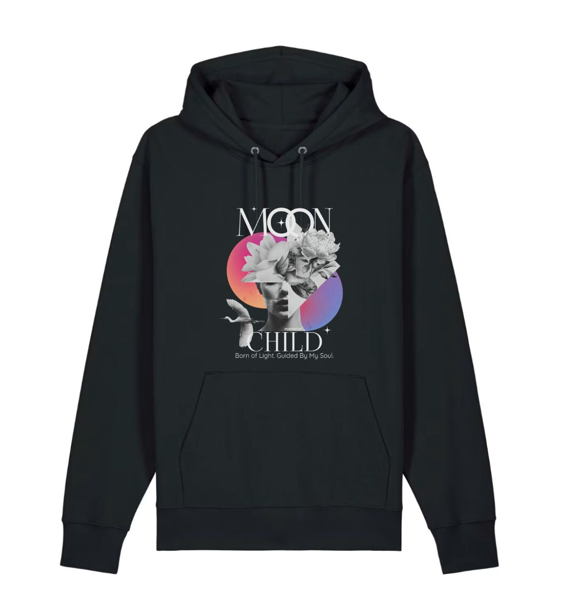 Moonchild Born of Light Premium Hoodie Organic Cotton Unisex Fit