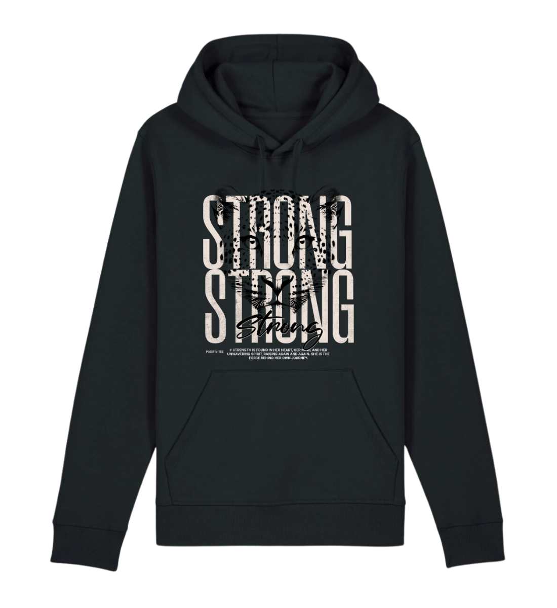 Strong - Hoodie Organic Cotton Mix - Relaxed Fit