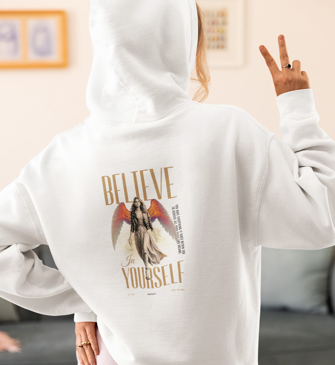 Believe in yourself  - Hoodie Organic Cotton Mix