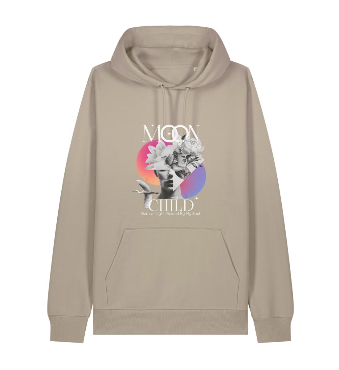 Moonchild Born of Light Premium Hoodie Organic Cotton Unisex Fit