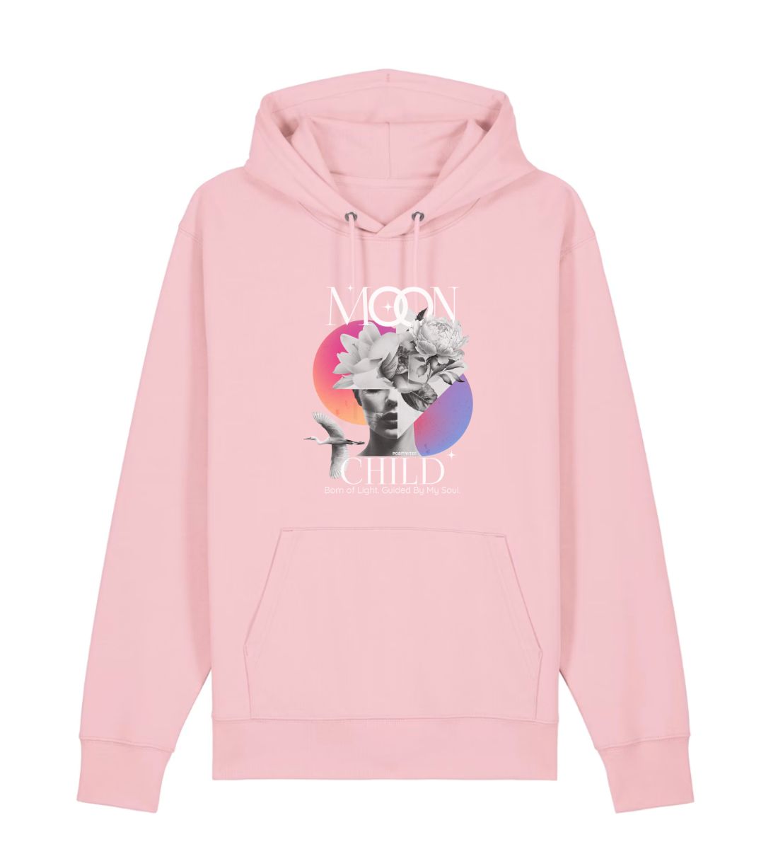 Moonchild Born of Light Premium Hoodie Organic Cotton Unisex Fit