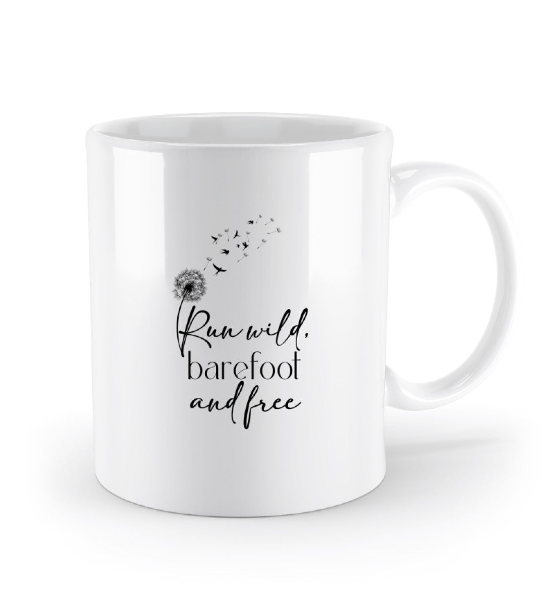 Run wild barefoot and free  - Keramiktasse