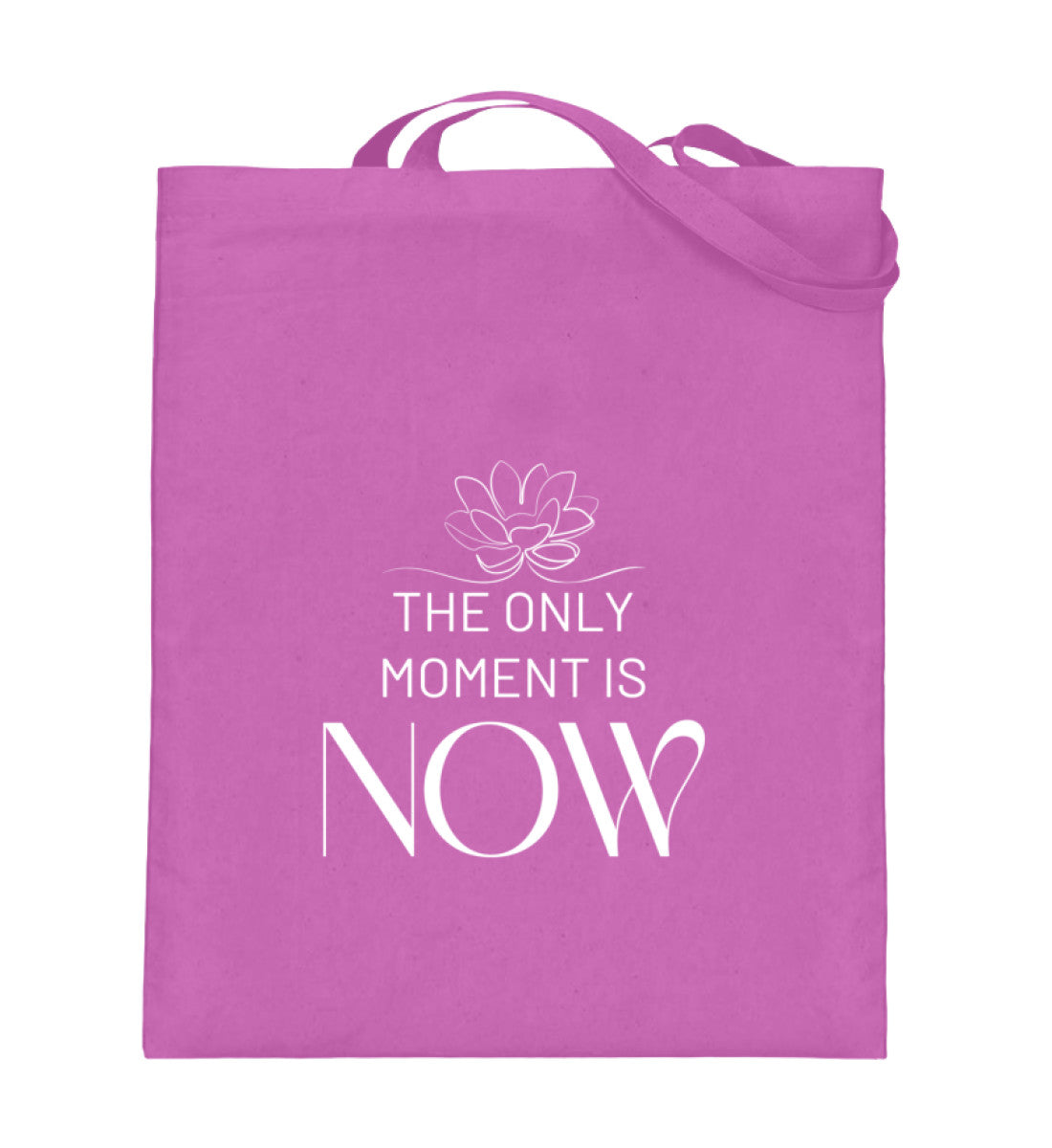The only Moment is Now  - Jutebeutel